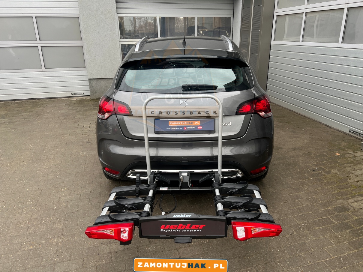 Solidny bagażnik rowerowy Uebler i31 na DS4 - niezawodność i wygoda w podr&oacute;ży